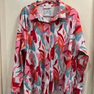 Emily Wonder Can't Hardly Wait Women's Corduroy Shacket 1XL